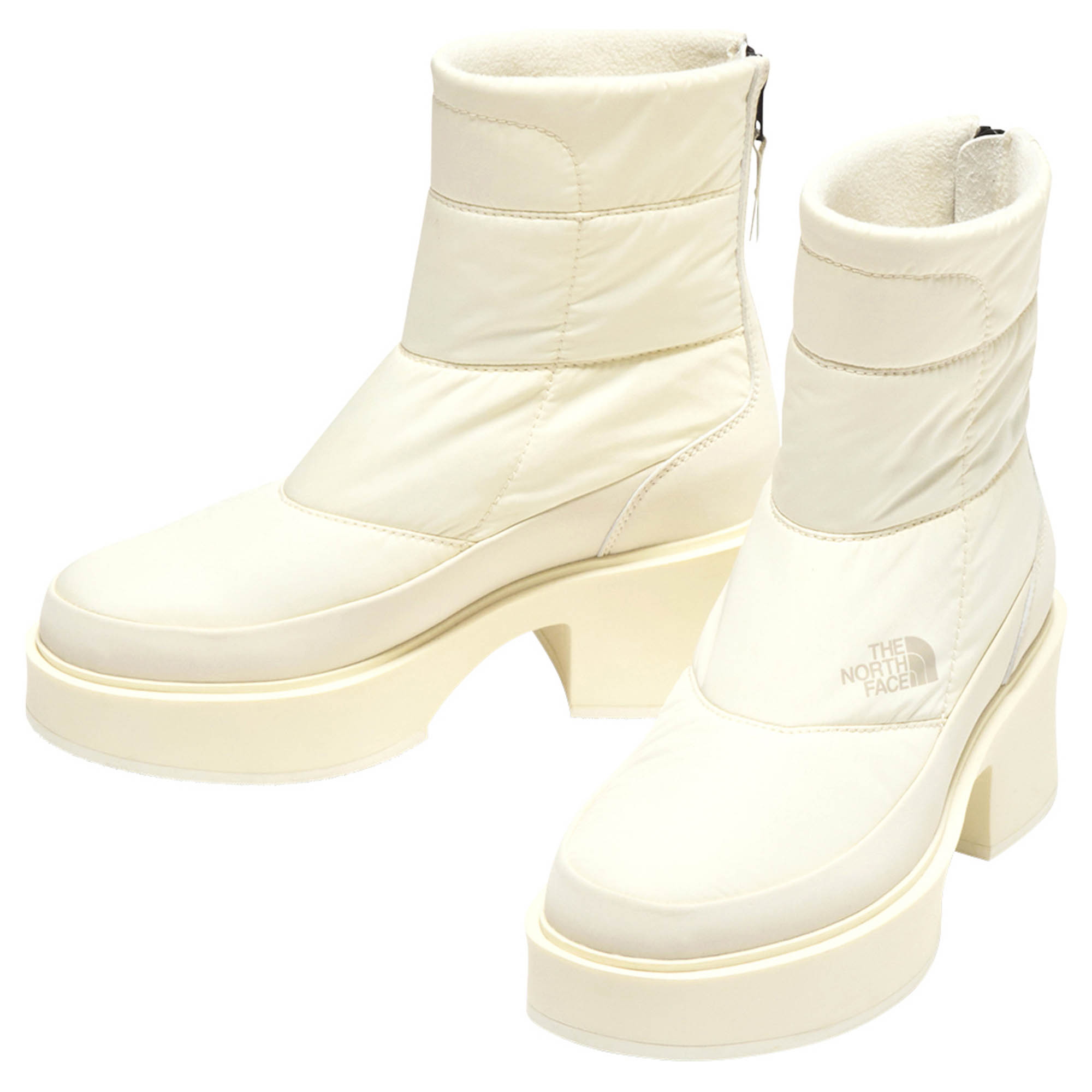 ザ・ノース・フェイス ウィンターブーツ レディース カルミア ヌプシ ブーツ ウォータープルーフ THE NORTH FACE NFW52474 白 黒
