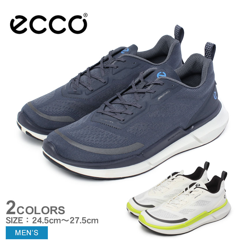 ecco エコー　スニーカ　新品　39 24.5センチ　ネイビー 1651-0011-1.jpg