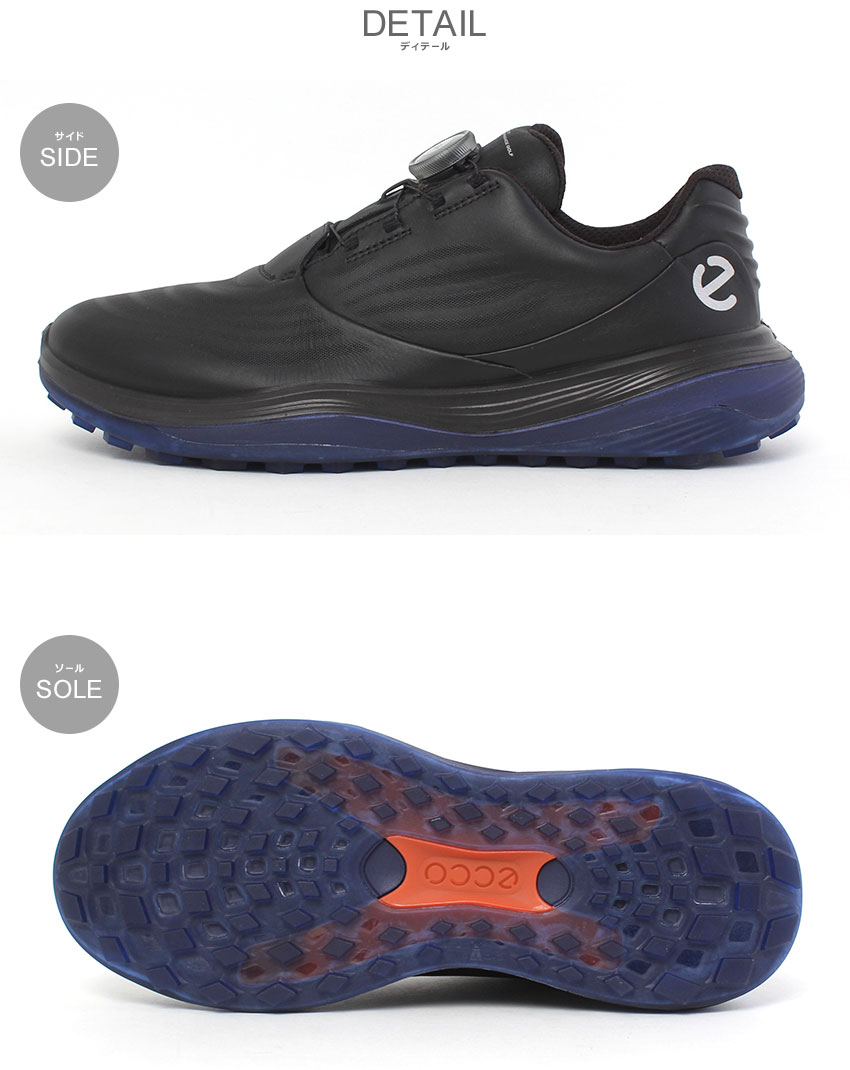 ECCO ゴルフシューズ LT1 ECCO Golf LT1 メンズ レザーウォータープルーフゴルフシューズ