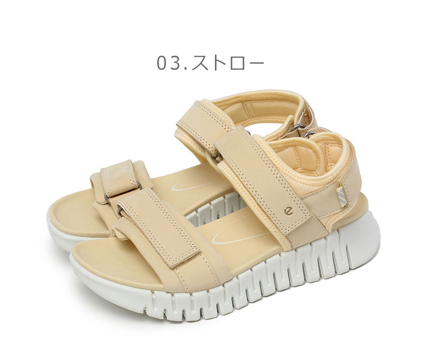 ecco（エコー） サンダル レディース GRUUV SOL ECCO 213103 ブラック