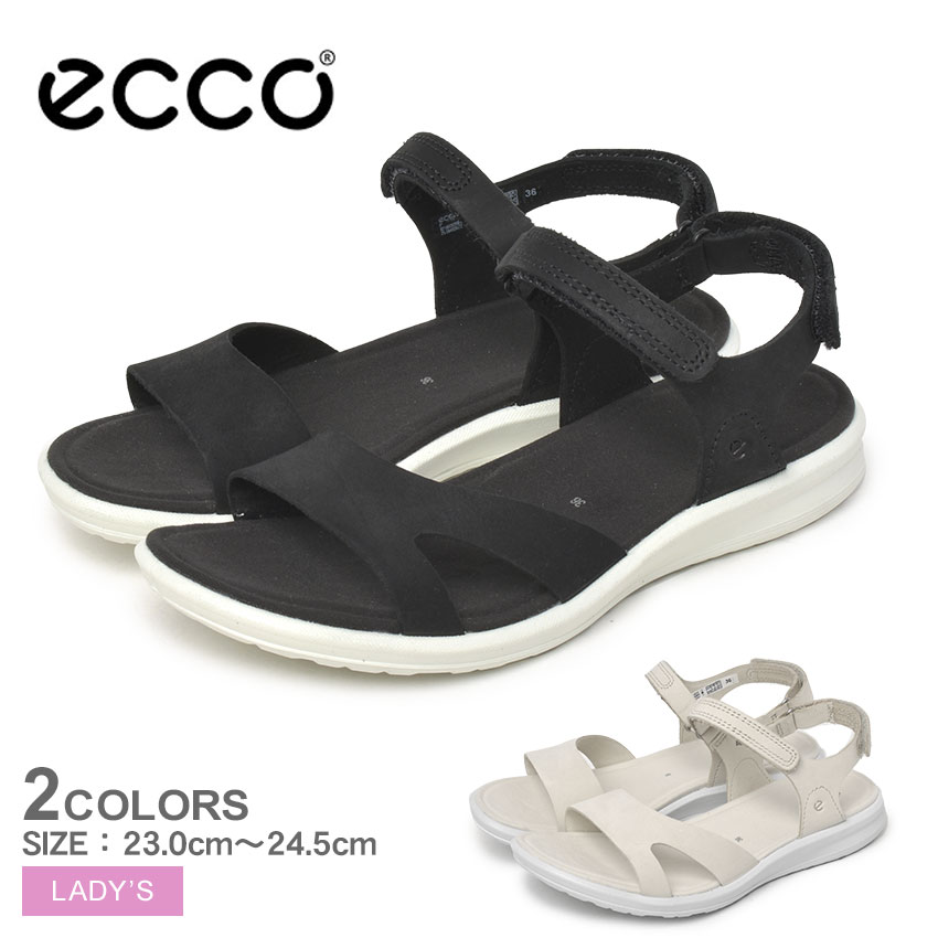 【ecco】エコー　ソフトクッション　軽量　ストラップ　サンダル　23cm 美品 ecco エコー サンダル レディース CRUISE II ECCO 821883
