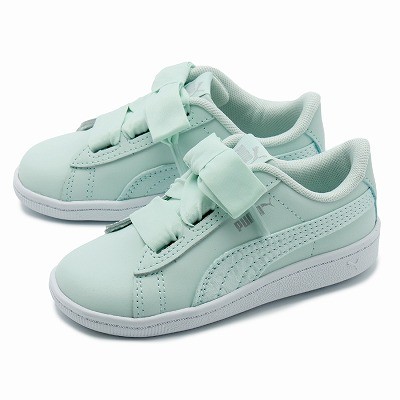 PUMA プーマ スニーカー ビッキーリボンLサテンAC INF 369544 ベビー キッズ 靴 シューズ 冬｜z-craft｜02