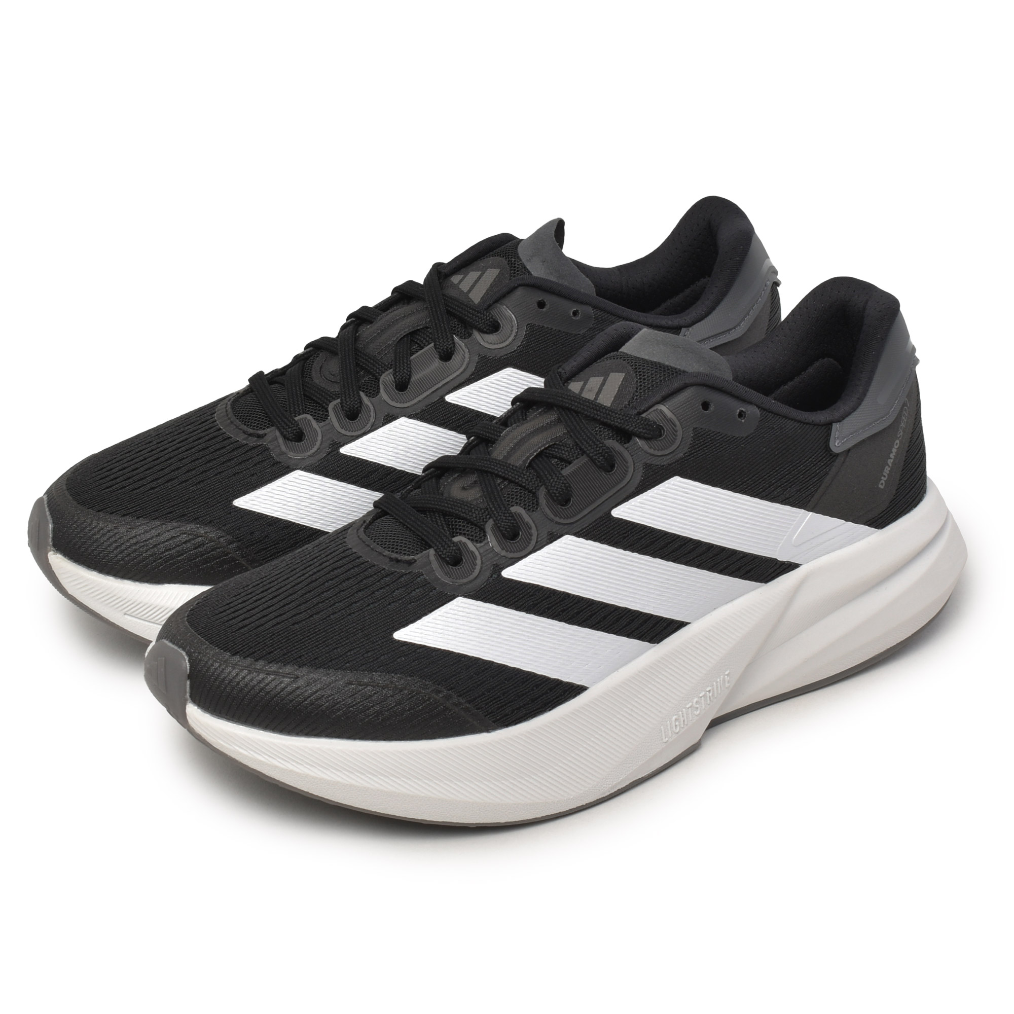 アディダス ランニングシューズ メンズ アディゼロ デュラモ スピード 2 ランニング ADIDAS NKL71 ブラック 黒 ホワイト 白 靴 | adidas | 02