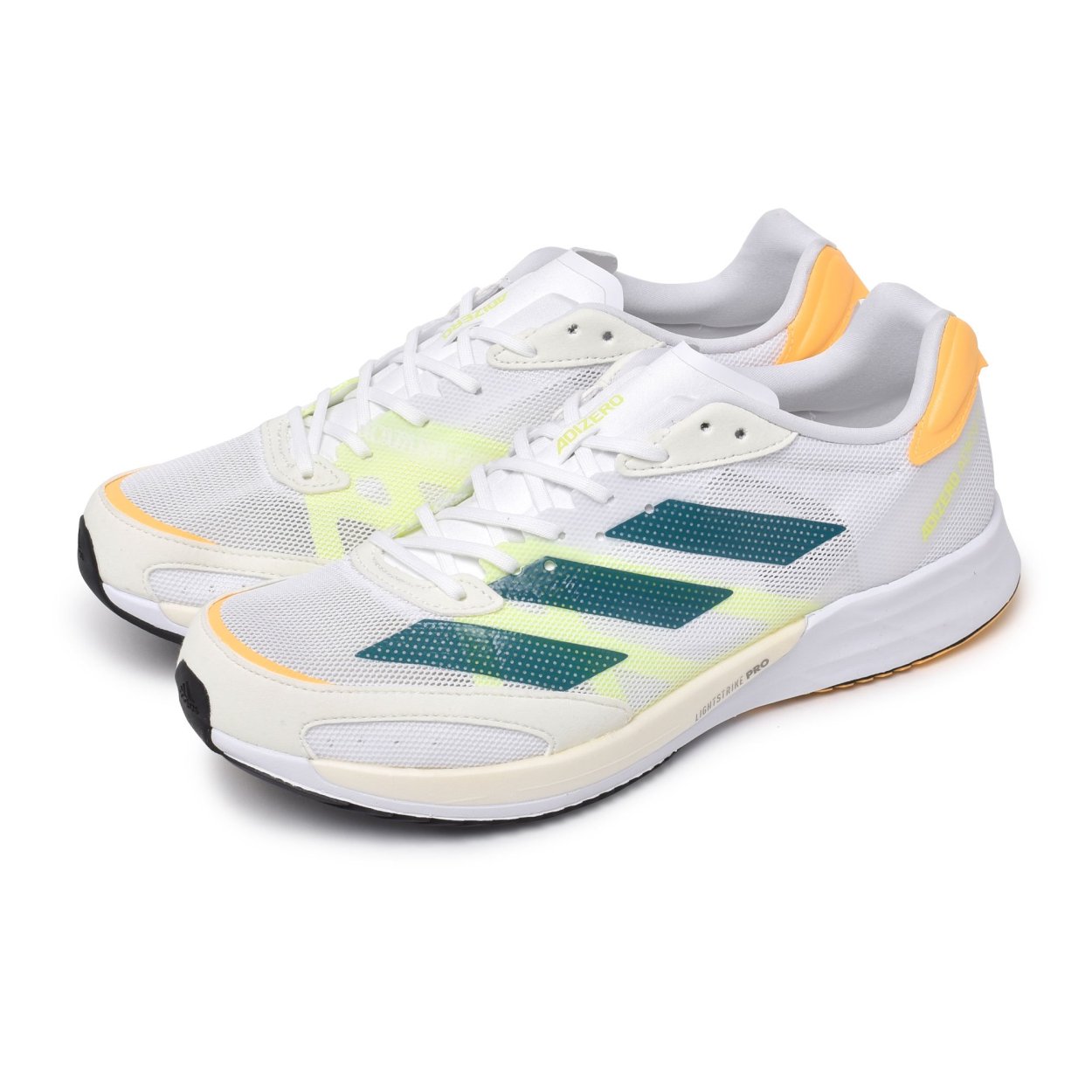 送料無料 アディダス ランニングシューズ メンズ アディゼロ ジャパン 6 M ADIDAS LUX24 ホワイト 白 ブルー 青 グリーン 靴  スニーカー