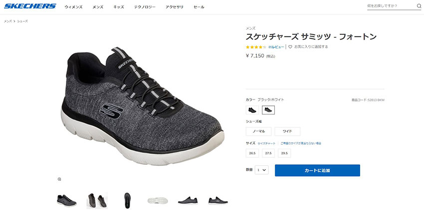 SKECHERS（スケッチャーズ） スリッポン メンズ サミッツ フォートン