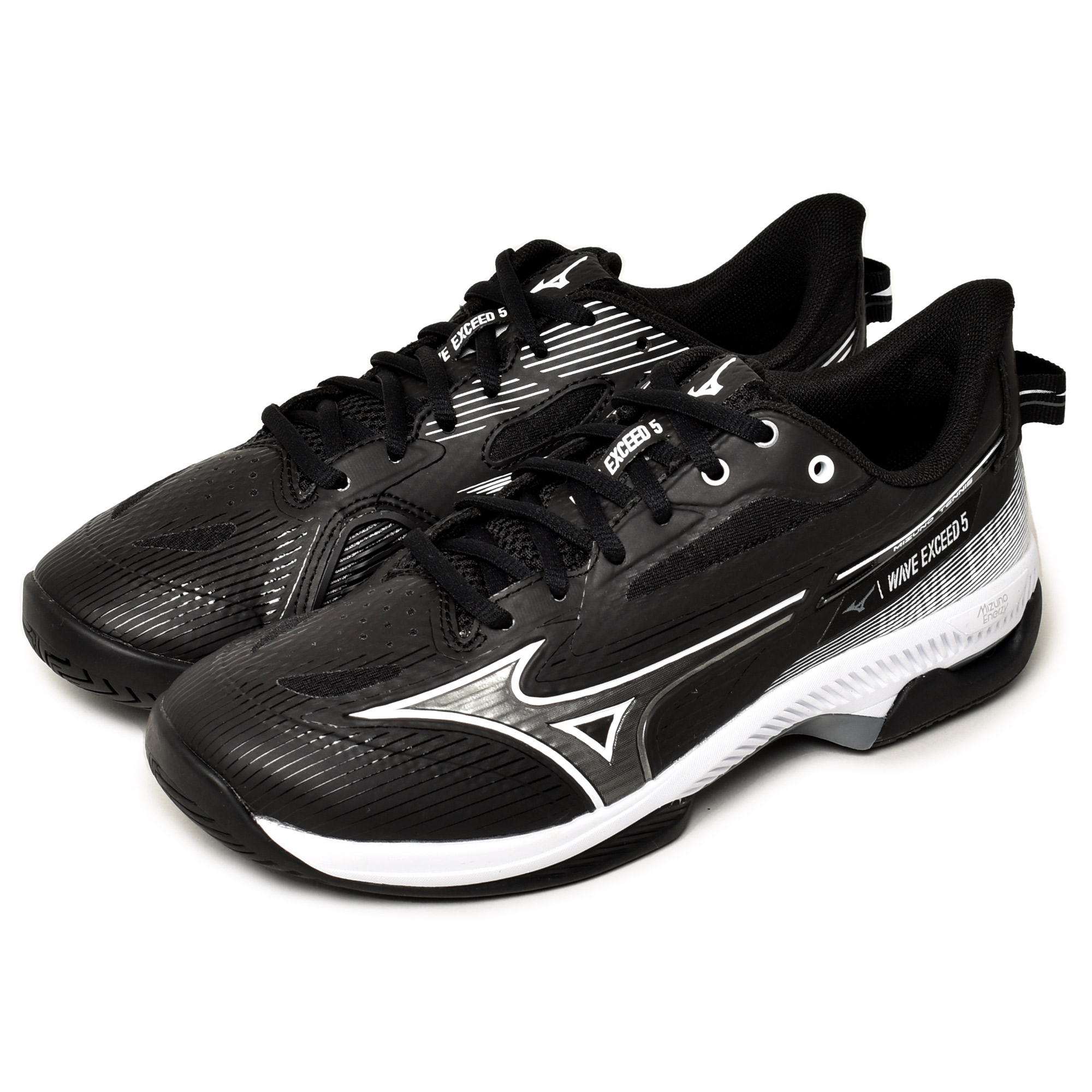 ミズノ テニスシューズ メンズ レディース ウエーブエクシード 5 SW AC MIZUNO 61GA2316 ブラック 黒 スニーカー 靴 シューズ  4E クリスマスプレゼント