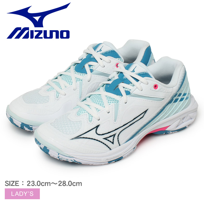 ミズノ バドミントンシューズ レディース ウエーブクロー3 FIT MIZUNO