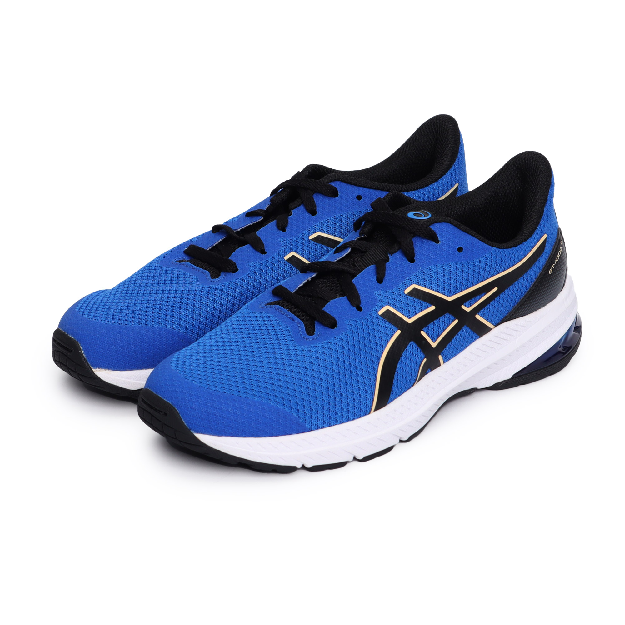 アシックス ランニングシューズ キッズ ジュニア 子供 GT 1000 12 GS ASICS 1014A296 ブラック 黒 ネイビー 紺 シューズ  ZSPO 青