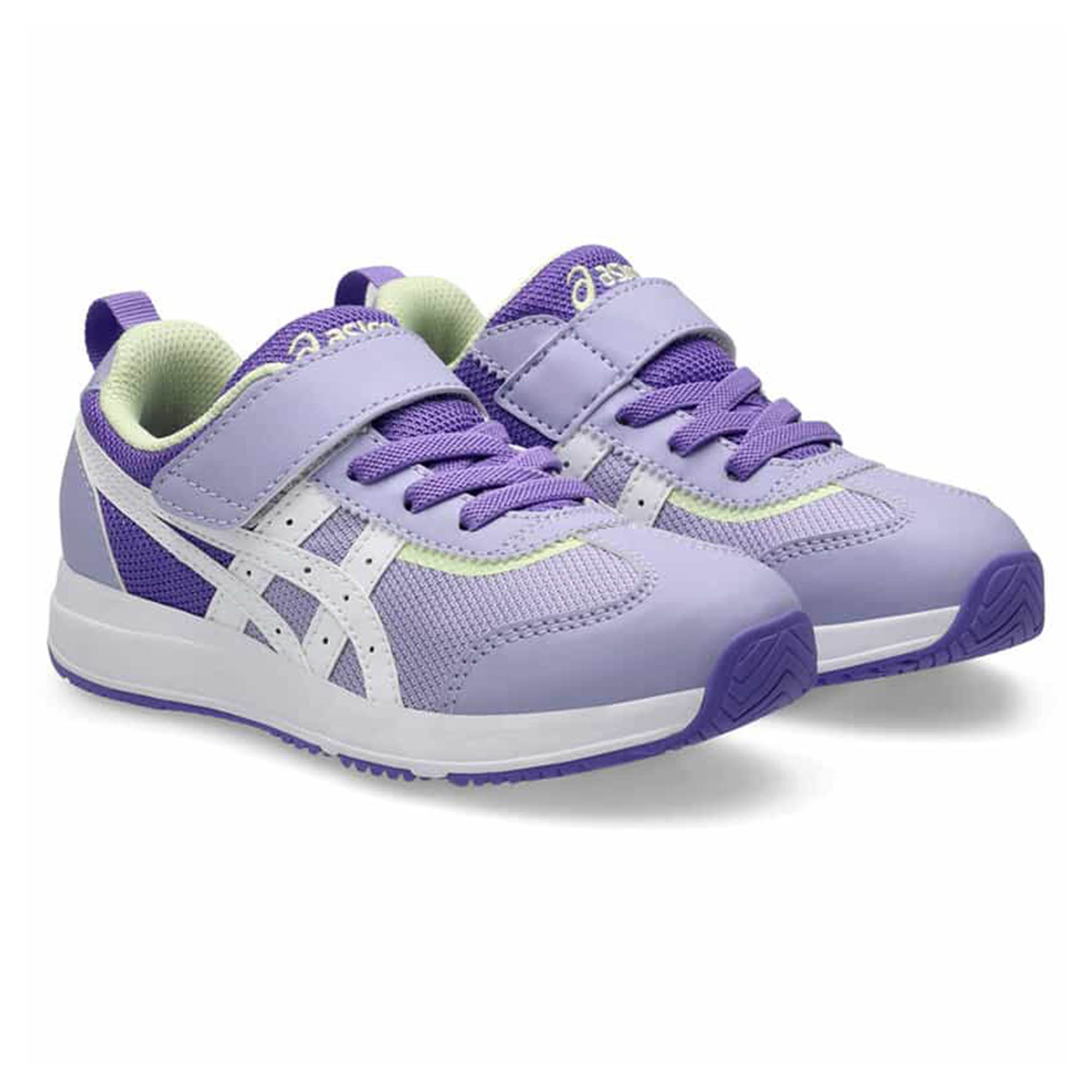 ミキミニ  紫 ASICS アシックス ランニングシューズ キッズ ジュニア 子供