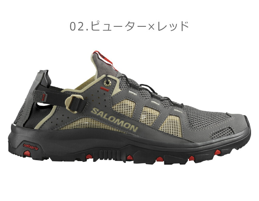 SALOMON 送料無料 サロモン スニーカー メンズ TECHAMPHIBIAN 5