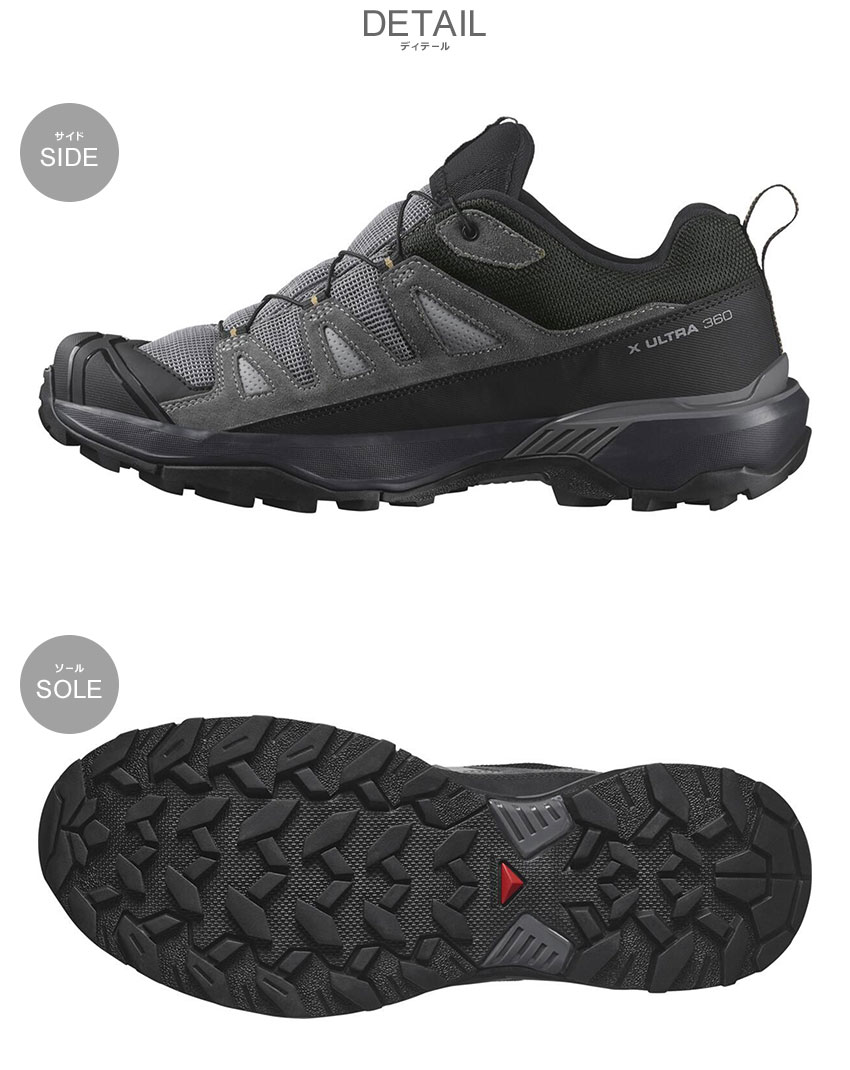 SALOMON（サロモン） ハイキングシューズ メンズ X ULTRA 360 LEATHER