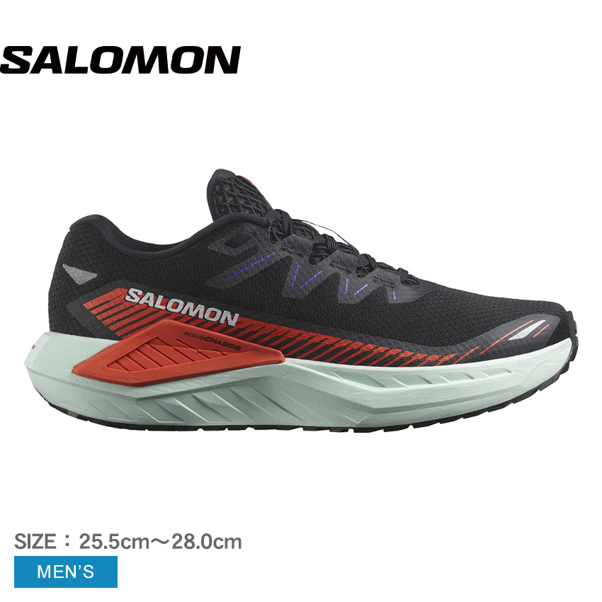 ま*ン様 On ブラック ランニングシューズ SALOMON（サロモン） ランニングシューズ メンズ SALOMON L47563500