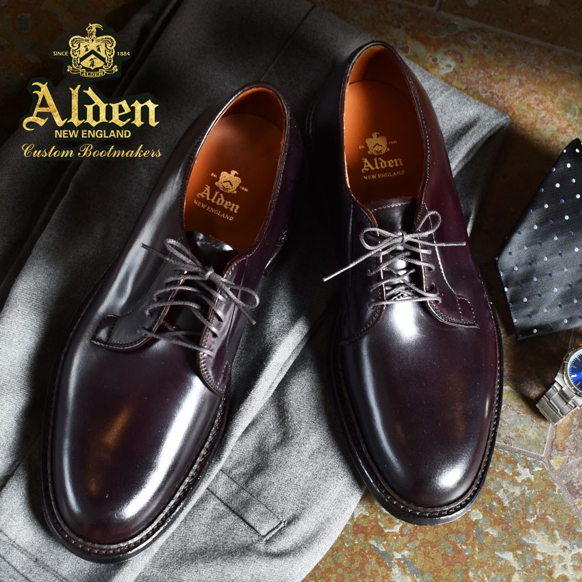 送料無料 ALDEN オールデン ドレスシューズ メンズ COMMANDO OUTSOLE CORDOVAN 990C 革靴 紳士靴