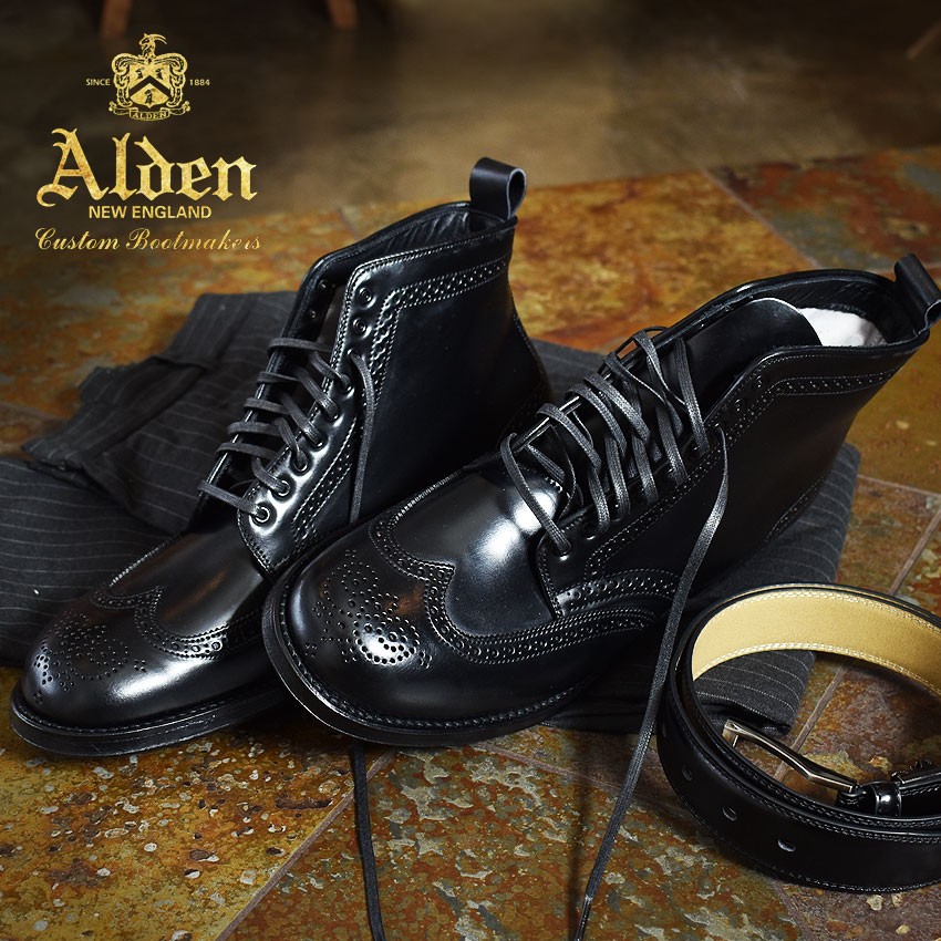 送料無料 ALDEN オールデン ドレスブーツ メンズ 靴 高級靴 革