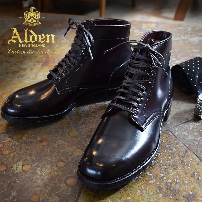 送料無料 ALDEN オールデン ドレスブーツ メンズ 靴 高級靴 革