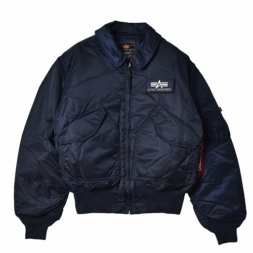 送料無料 アルファ インダストリーズ アウター メンズ CWU 45/P フライトジャケット ALPHA INDUSTRIES MJC22000C1 黒 グレー 青｜z-craft｜02