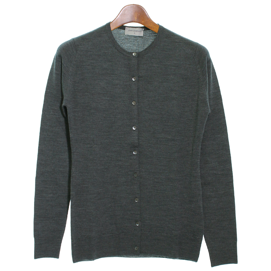 未着用】JOHN SMEDLEY バターカップカーディガン 黒 S-