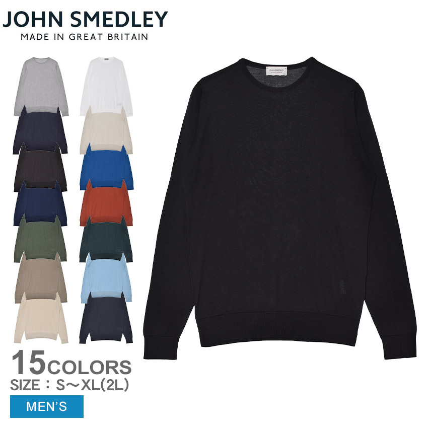 JOHN SMEDLEY（ジョンスメドレー） セーター メンズ ブラック 黒