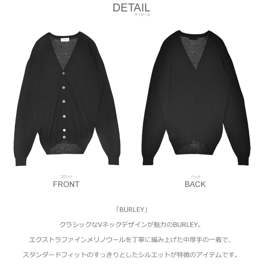 ジョンスメドレー カーディガン レディース JOHN SMEDLEY ブラック 黒 ネイビー 紺 ウェア ウエア トップス 長袖 上着 羽織り Vネック ブランド 無地 カジュアル JOHN SMEDLEY ジョンスメドレー カーディガン レディース