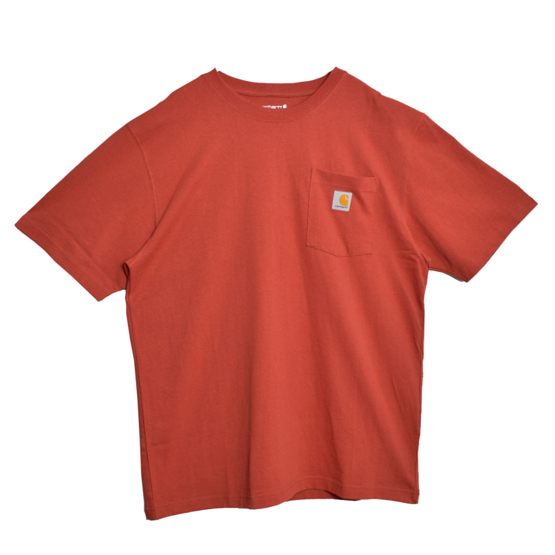 カーハート 半袖Tシャツ メンズ レディース ワークウェア ポケット ショートスリーブ CARHARTT RN14806-K87 ブラック 黒 白 ロゴ 父の日｜z-craft｜21