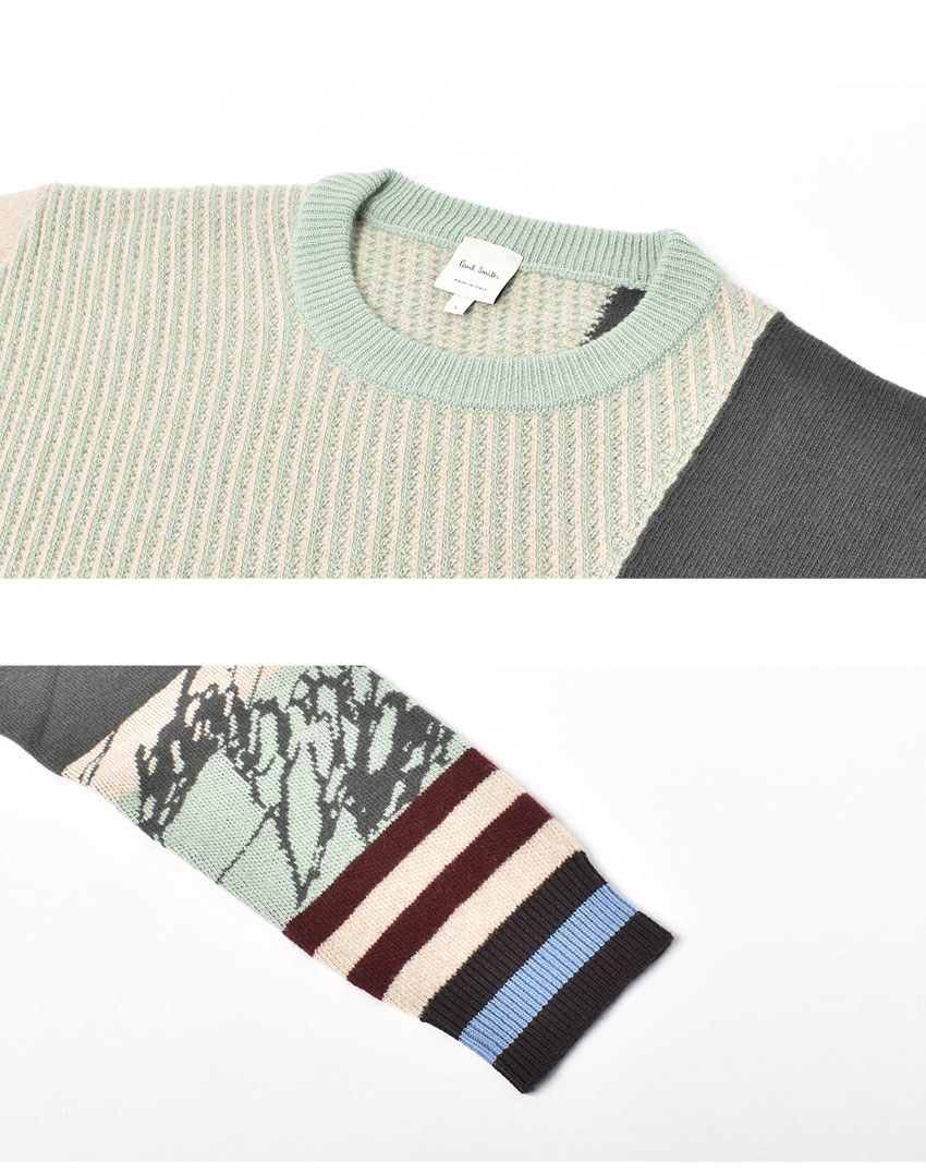 ポール スミス 長袖ニット メンズ COLOR SWEATER PAUL SMITH M1R-273Y