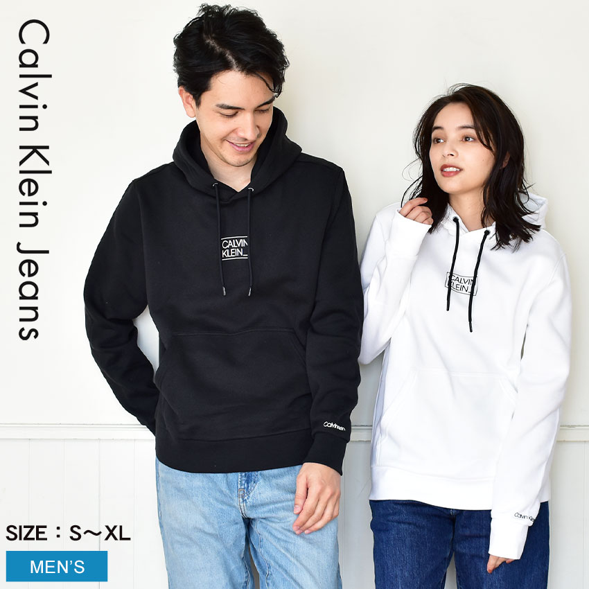 ★【国内発送】 JEANS メンズ ロゴ入りパーカー/フーディ Calvin Klein Jeans 送料無料 カルバンクラインジーンズ