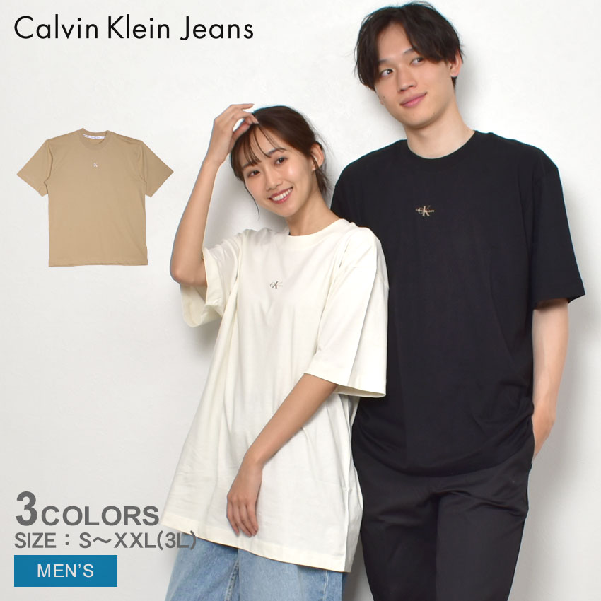 送料無料 カルバンクラインジーンズ 半袖Tシャツ メンズ RELAXED BACK