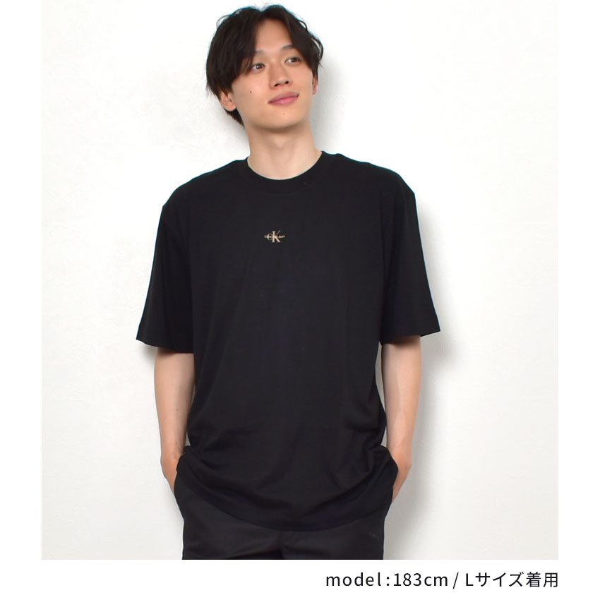 送料無料 カルバンクラインジーンズ 半袖Tシャツ メンズ RELAXED BACK