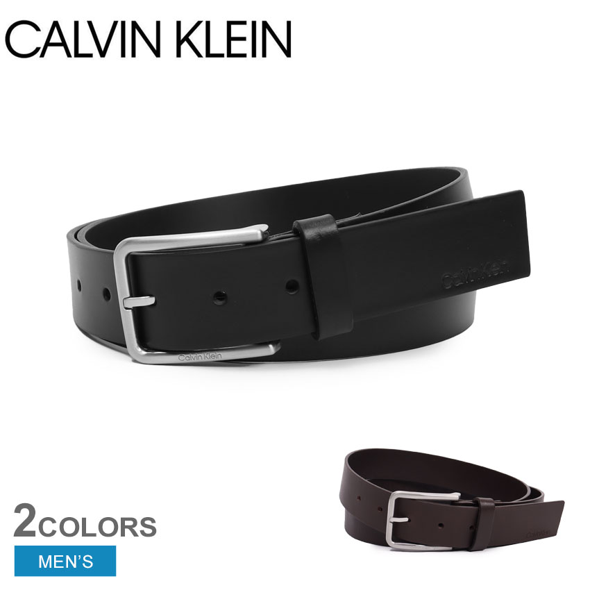 送料無料 カルバンクライン ベルト メンズ WARMTH 35MM BELT CALVIN KLEIN K50K509195 ブラウン 茶 CK  ブランド ロゴ ギフト