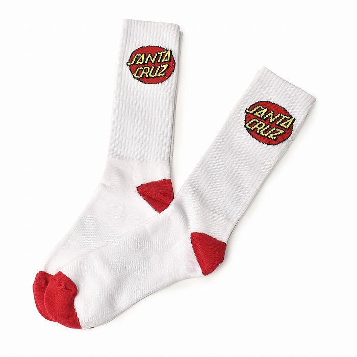 サンタクルーズ SANTACRUZ クルーソックス スケートボード 靴下 サンタクルーズ SANTA CRUZ<br>GRABKE ALL AROUND SOCKS<br