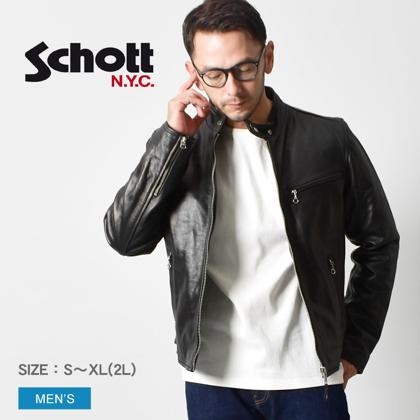 ディズニーコレクション schott n.y.c XL ショット ラムレザー