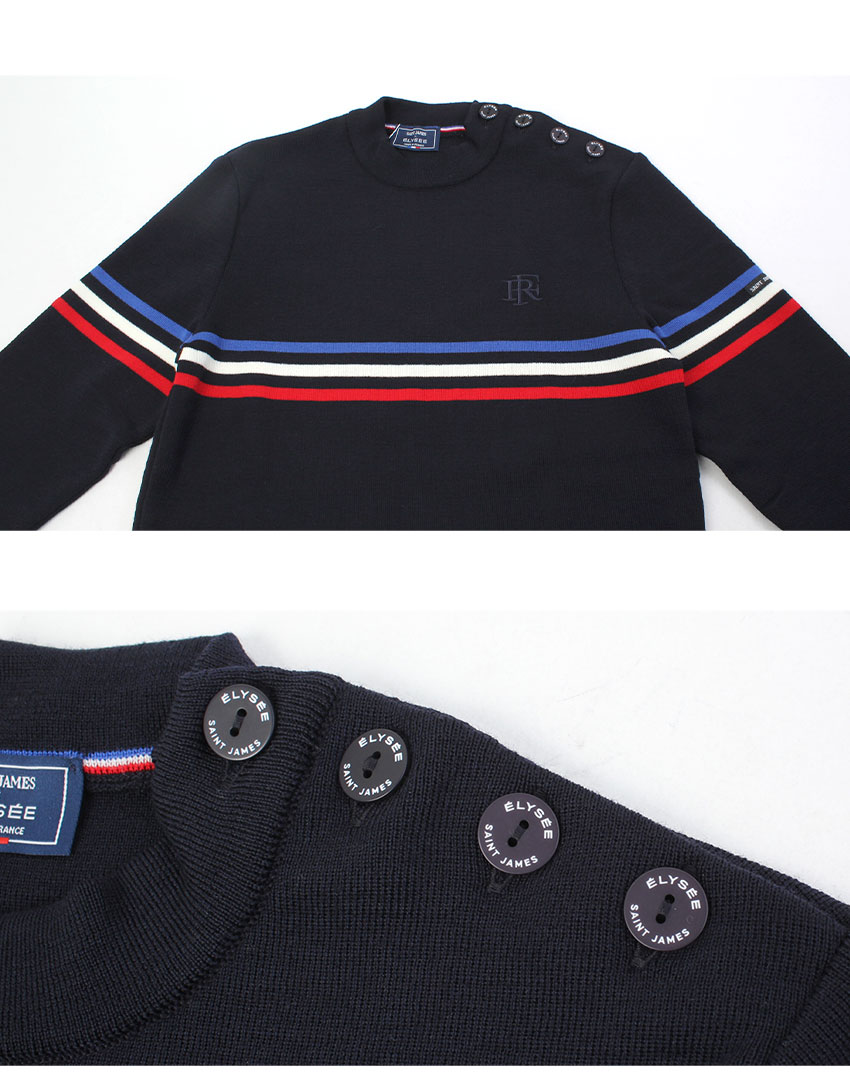 トップス saint james SAINT JAMES（セントジェームス） セーター メンズ トリコロール
