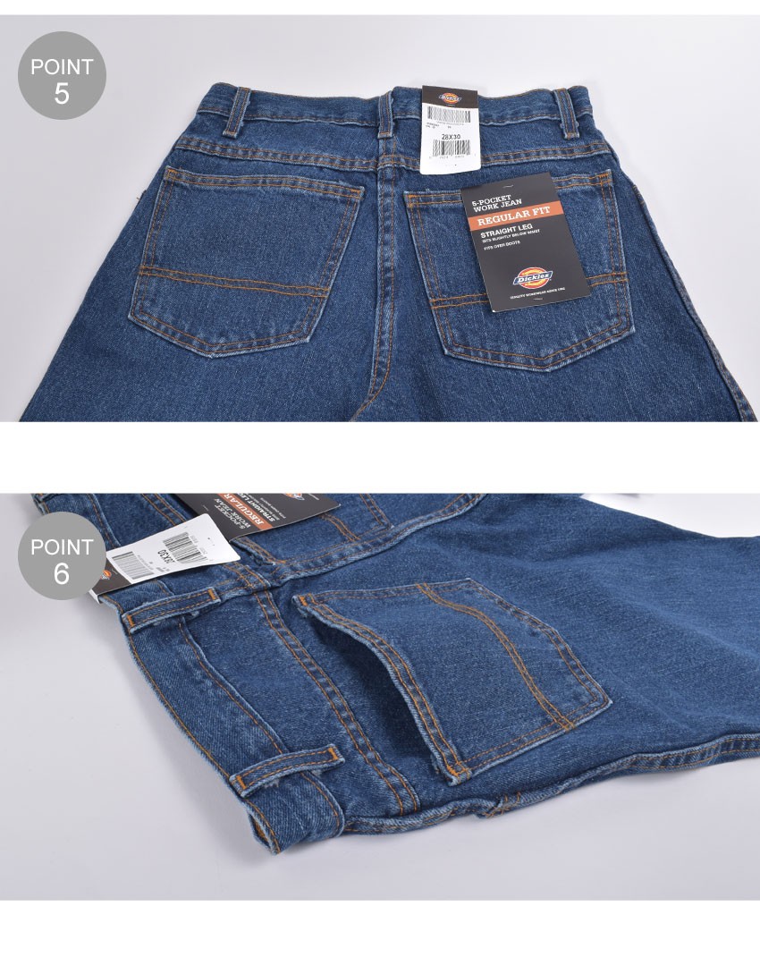 Dickies（ディッキーズ） ワークパンツ メンズ 5 POCKET DENIM JEAN