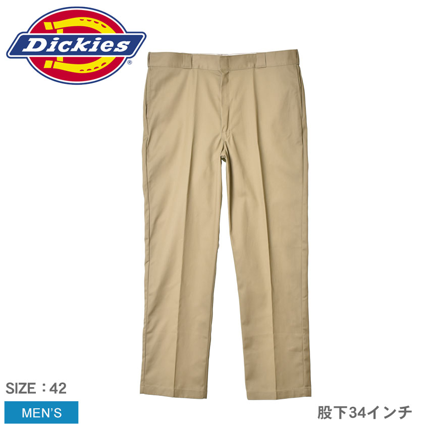 ディッキーズ ロングパンツ メンズ トラディショナル ワークパンツ DICKIES ベージュ ズボン ボトムス チノパン ブランド 外出