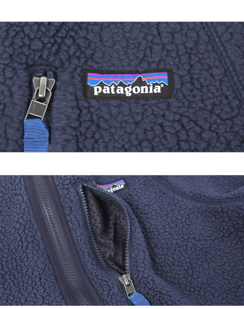 【あい】patagonia フード付きダウンジャケット オレンジ/ネイビー patagonia ／ FITZROY DOWN HOODY | CALIFORNIA HA