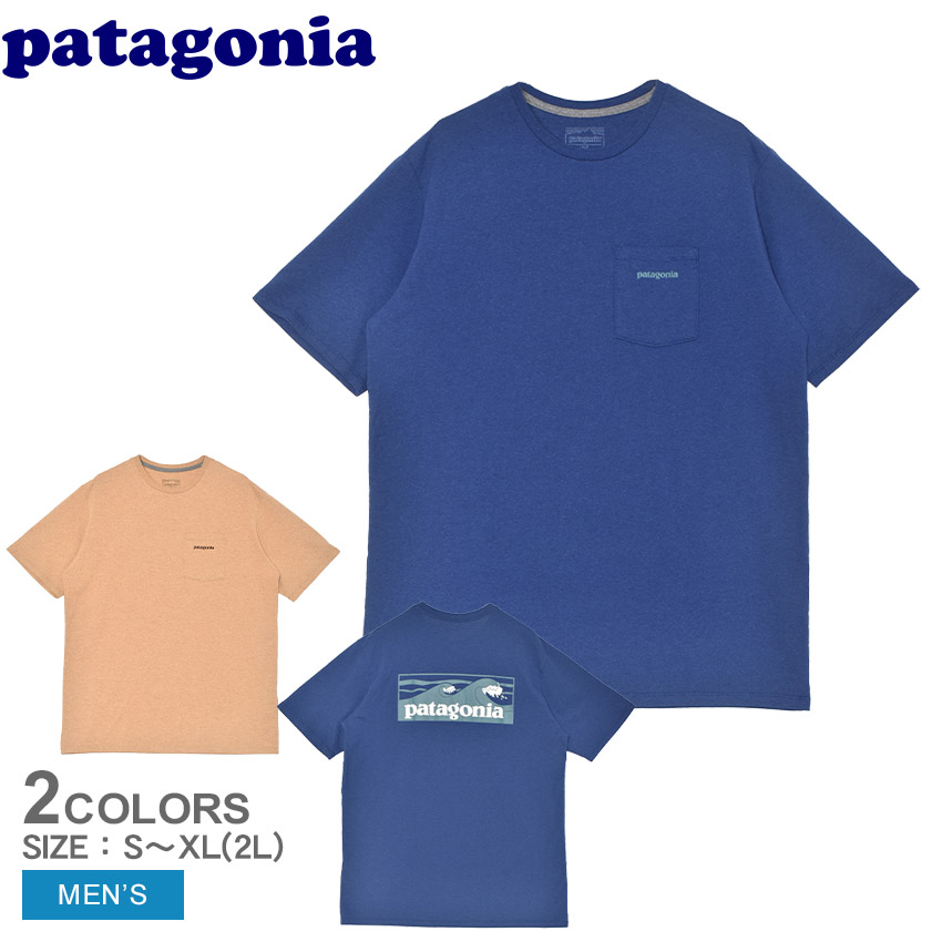 patagonia（パタゴニア） 半袖Tシャツ メンズ ボードショーツ・ロゴ