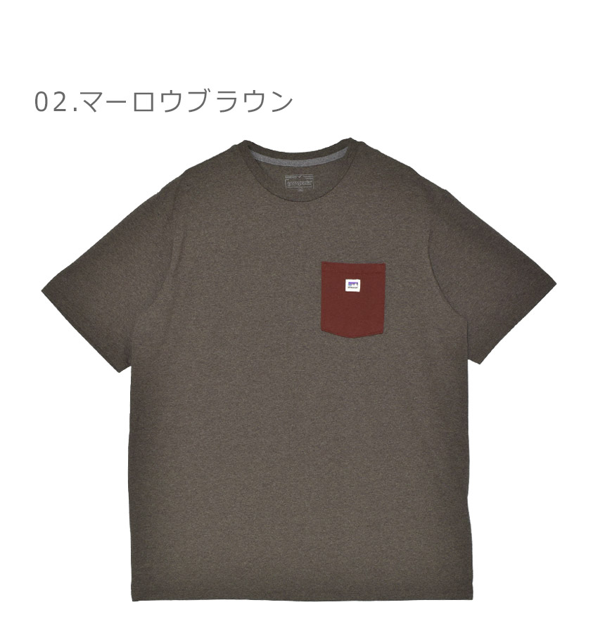 patagonia（パタゴニア） 半袖Tシャツ メンズ ショップ ステッカー