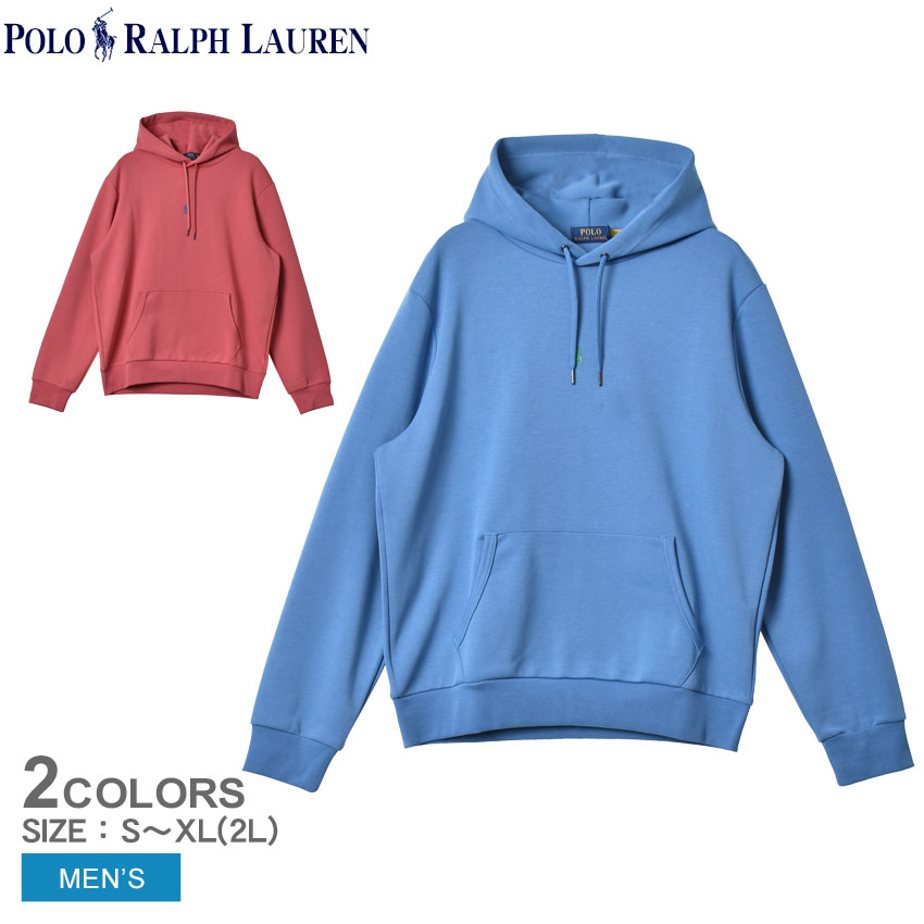 送料無料 ポロ ラルフローレン パーカー メンズ ワンポイント センターロゴ スウェット POLO RALPH LAUREN 710839047  レッド 赤 青 父の日