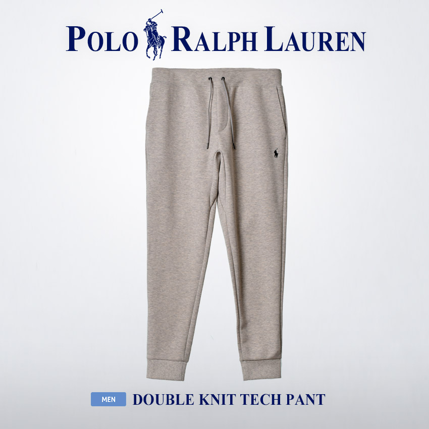 送料無料 ポロ ラルフローレン パンツ メンズ ダブル ニット テック パンツ POLO RALPH LAUREN 710652314 黒 グレー ブランド｜z-craft｜03