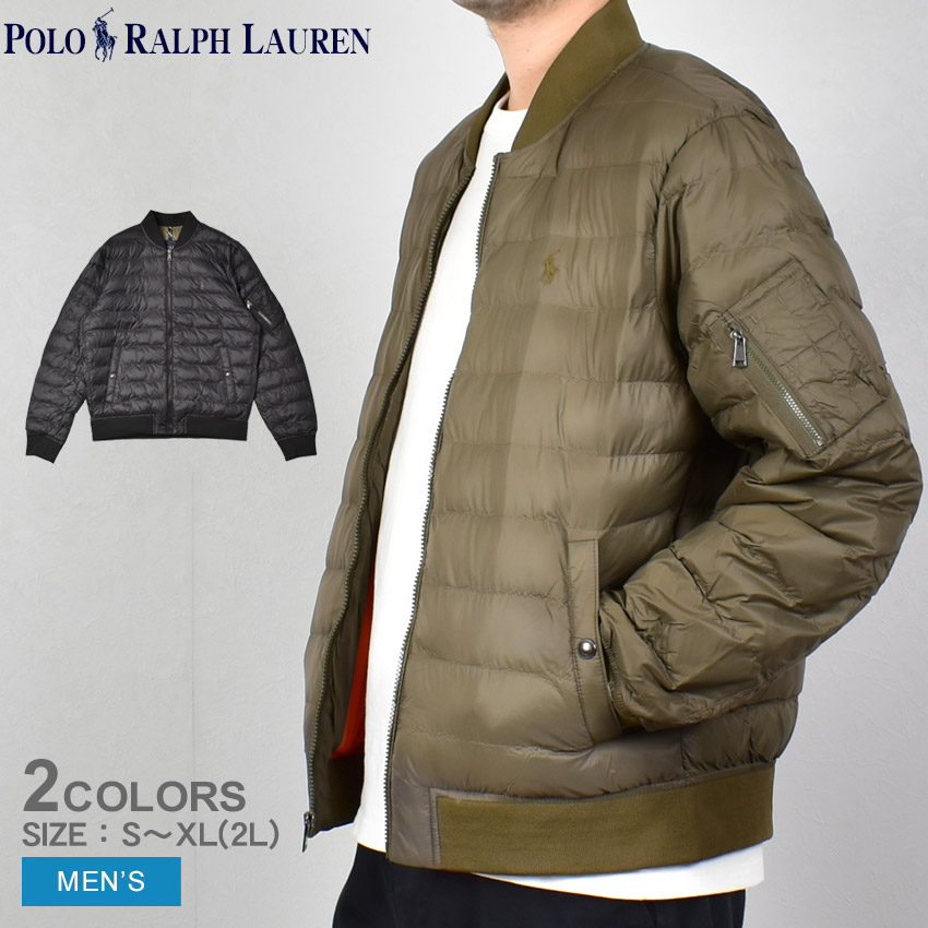 ポロ ラルフローレン ジャケット メンズ テラ キルティング ボンバー ジャケット POLO RALPH LAUREN 710907554 グリーン  緑 黒