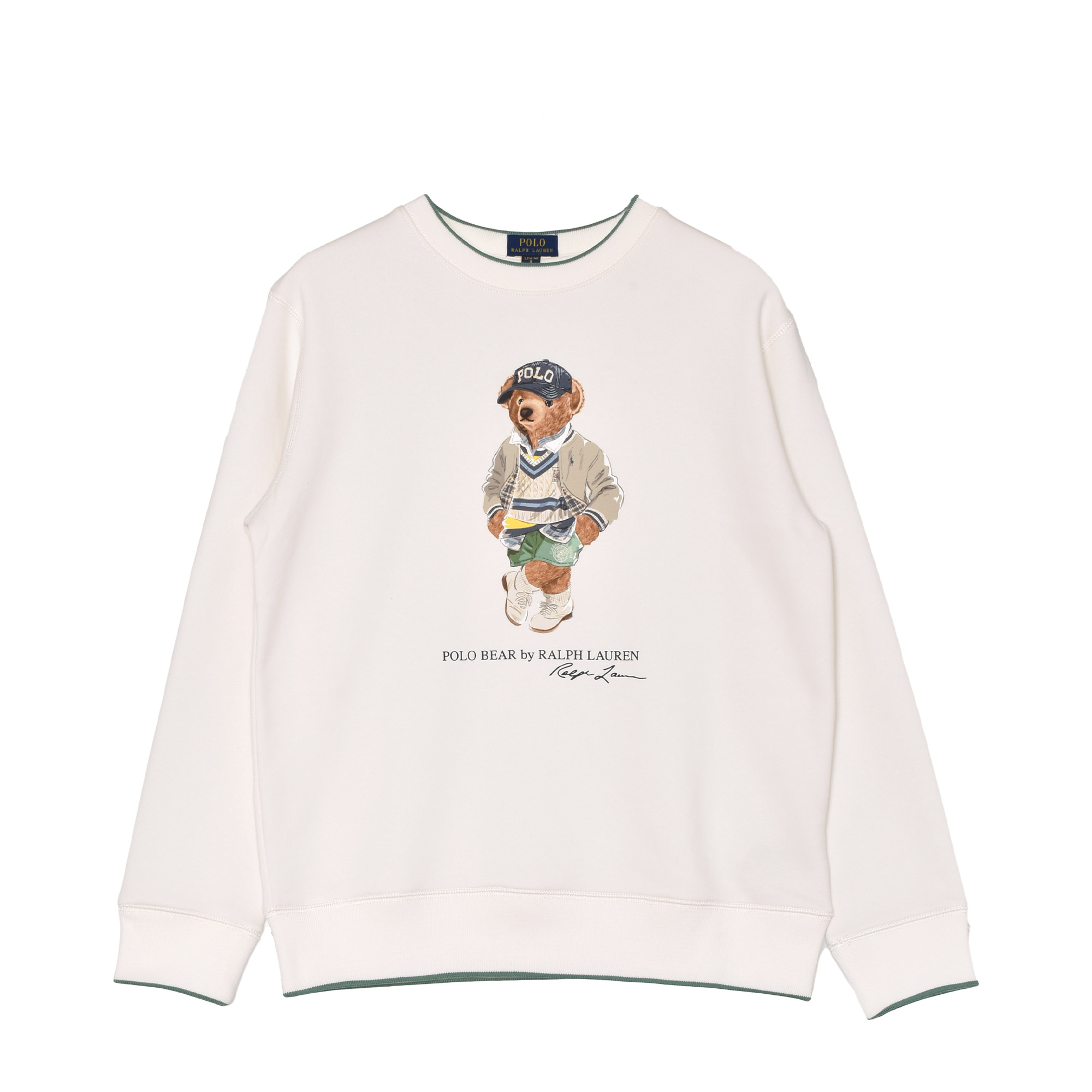 Polo Ralph Lauren ホワイト M トレーナー POLO RALPH LAUREN ポロ ラルフ ローレン スウェット メンズ