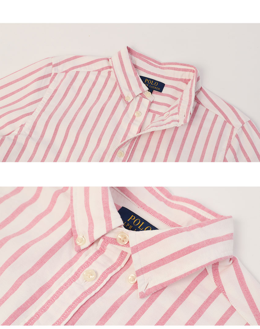 美品!!!現行タグ◎ラルフローレン◎長袖シャツ S/P KNIT OXFORD POLO RALPH LAUREN KNIT OXFORD SHIRT | Navy Men's Solid Color
