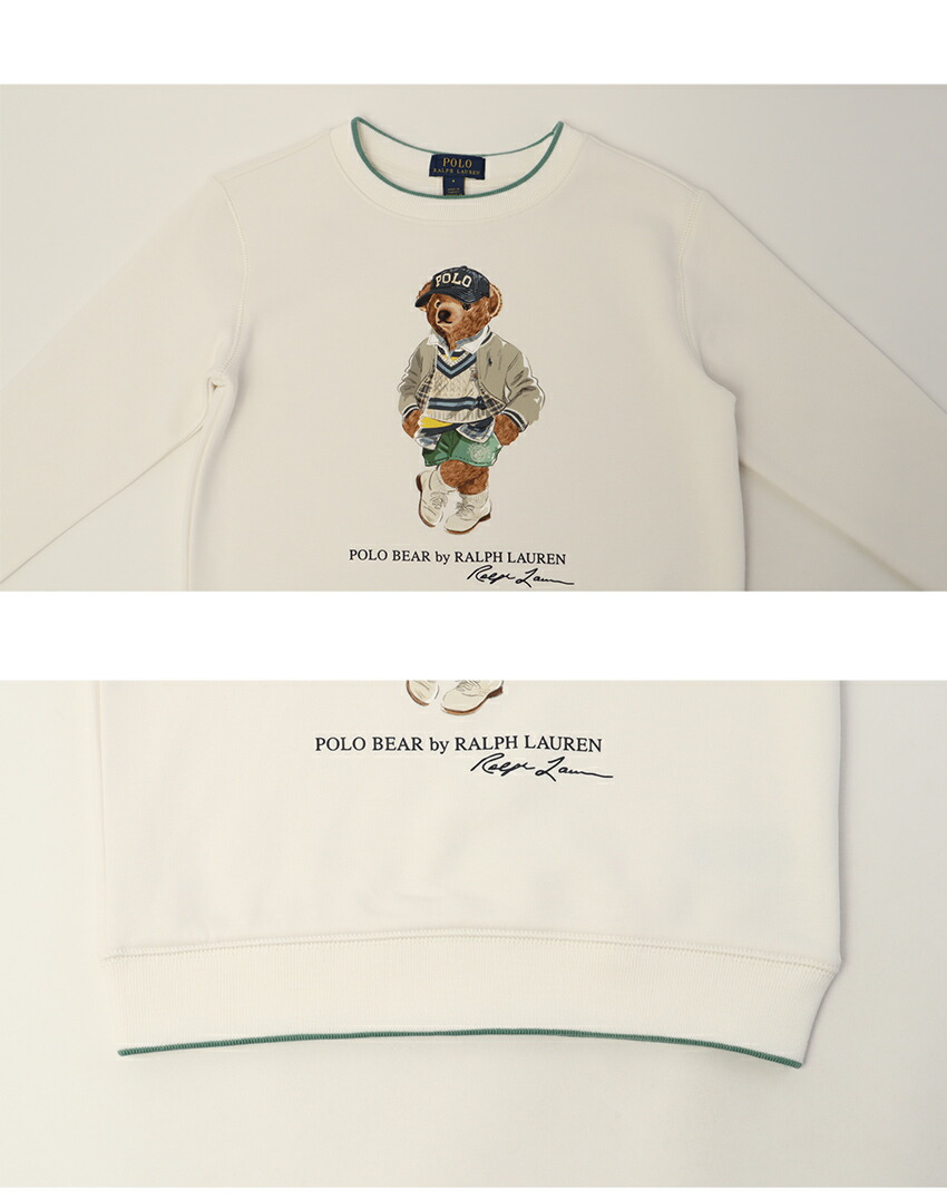 RALPH LAUREN スウェット　ベアー プリント レッド　キッズ160 CWPOKNIY8021282020_1