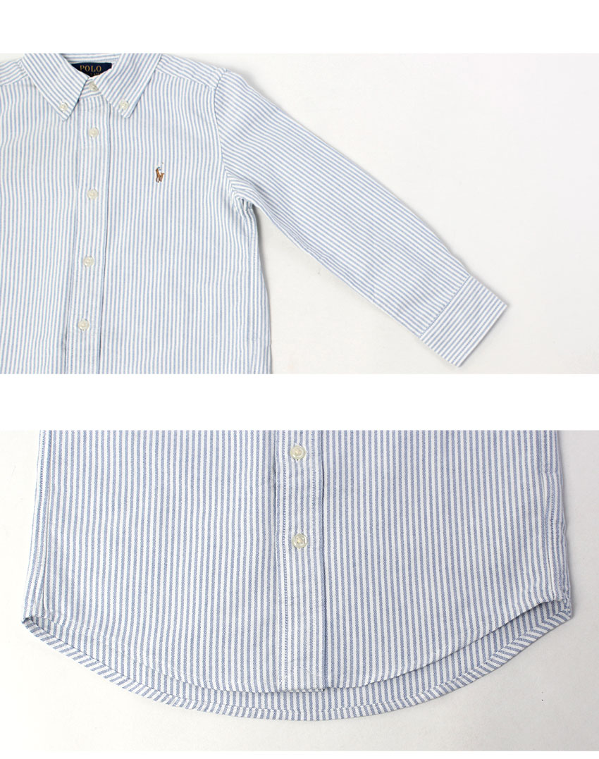 Polo Ralph Lauren ストライプ長袖シャツ 170㎝ 未使用品 ポロ ラルフローレン POLO RALPH LAUREN シャツ 長袖 ストライプ