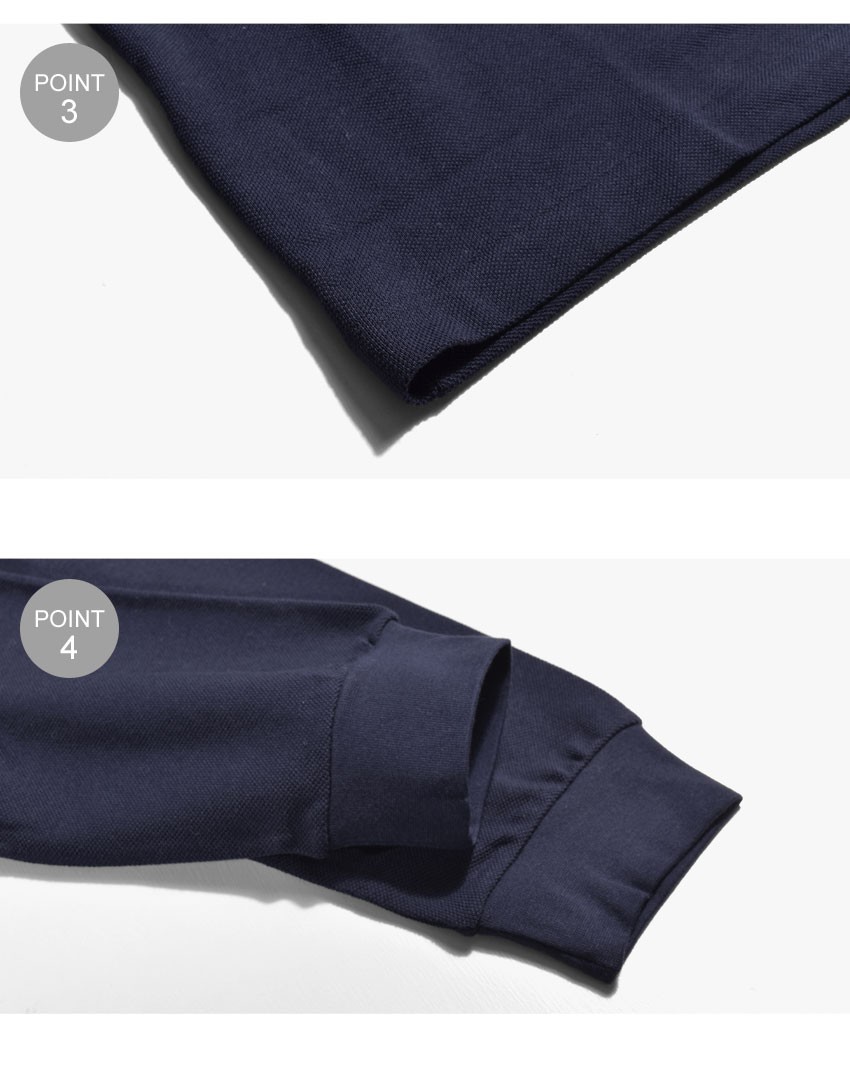 ケミスラコステ 80s コットン100% ロングポロシャツ ネイビー L1312 正規取扱店 LACOSTE (ラコステ) L1312 BASIC POLO ベーシック ロング