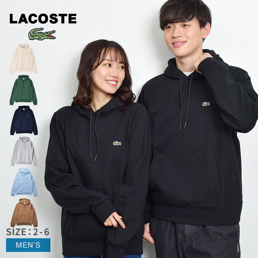 送料無料 ラコステ パーカー メンズ HOODED CTN FLEECE