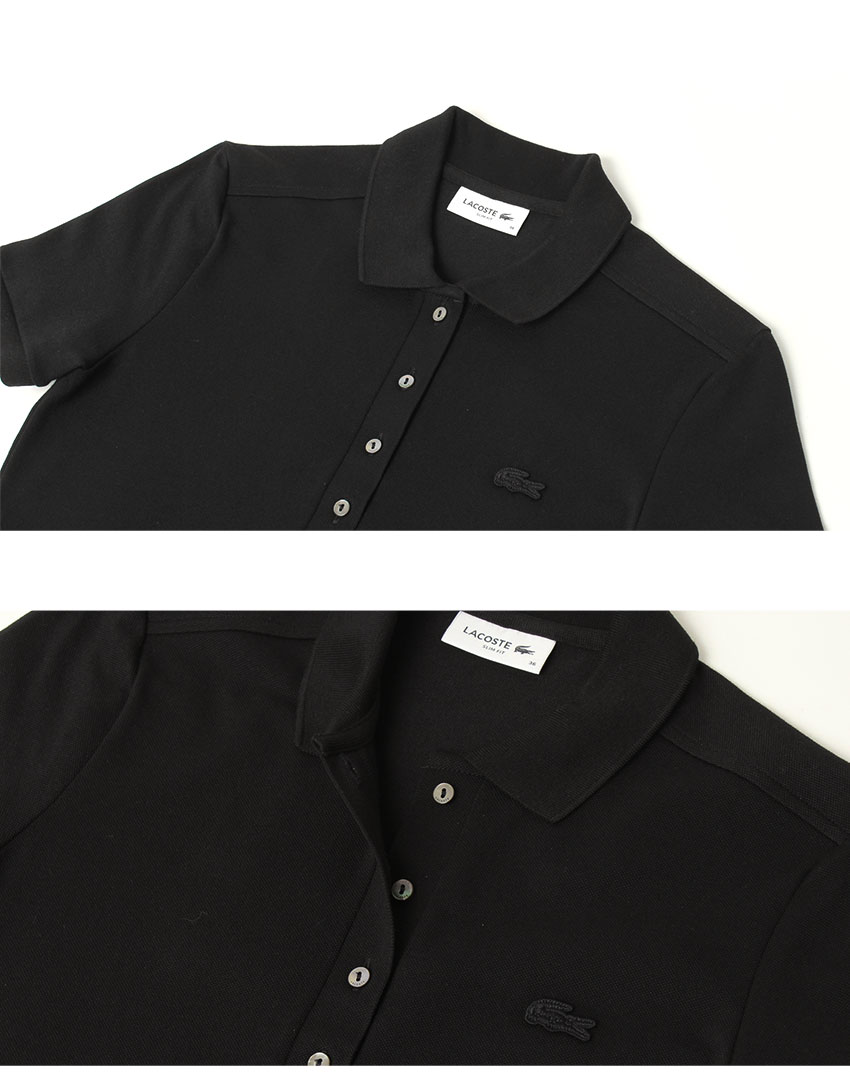 LACOSTE ラコステ ワンピース レディース S／S POLO DRESS