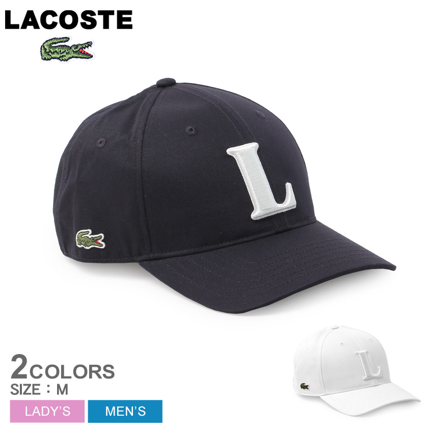 LACOSTE 　ラコステ　キャップ LACOSTE ラコステ キャップ メンズ レディース 3D刺繍 ベース