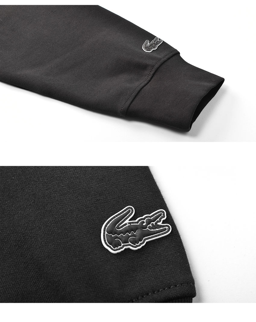 ラコステ パーカー メンズ ルーズフィット フーデッド スウェットシャツ LACOSTE SH0094 ブラック 黒 ウエア トップス スエット