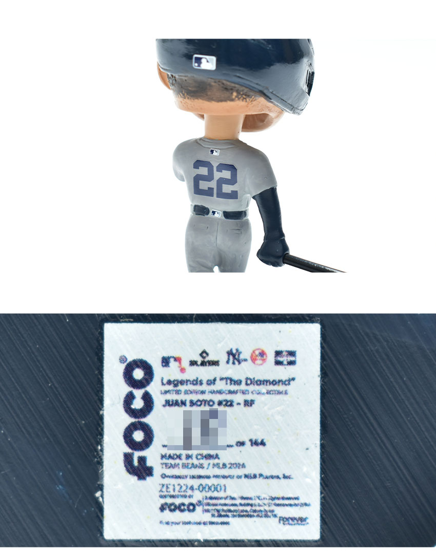 メジャーリーグベースボール ボブルヘッド Juan Soto New York Yankees
